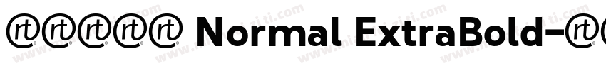 ヒカリ角ゴ Normal ExtraBold字体转换